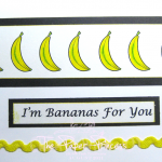 Amber Ink Clean & Simple Card - Bananas For You Amber Ink Clean & Simple Card - Bananas For You