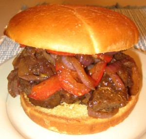 Teriyaki Steak Sandwich - Create With Joy
