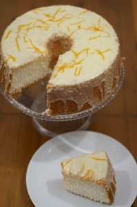Orange Angel Food Cake - 21st Century Housewife - April J Harris Orange Angel Food Cake - 21st Century Housewife - April J Harris