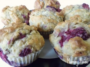 Adele - Mammymade - Banana & Raspberry Muffins Adele - Mammymade - Banana & Raspberry Muffins