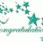 Congratulations - Green Stars Congratulations - Green Stars
