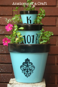 Anatamy Of A Craft - Painted Planter