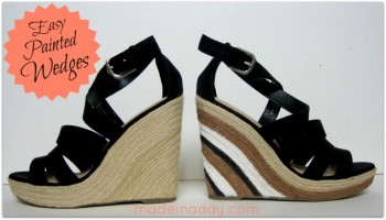 Easy Painted Wedges