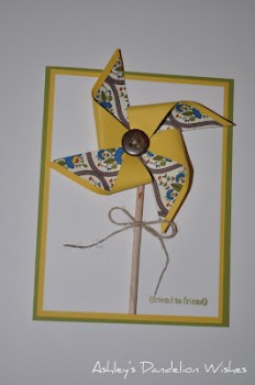 Ashley - Pinwheel Card Ashley - Pinwheel Card