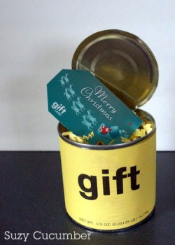 Suzy Cucumber Gift Cards In A Can