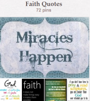 Faith Quotes - Pinterest Board