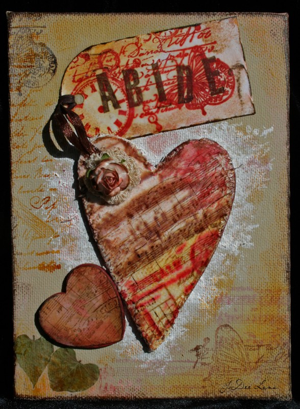 Mixed Media Heart Create With Joy