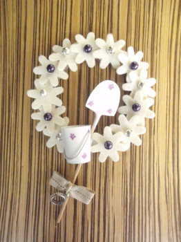 Flower Wreath - A Spoonful Of Crafts