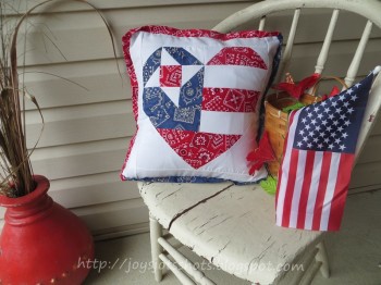Old Glory Star Pillow