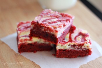 Red Velvet Cheesecake Brownies