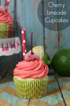 Cherry Lime Cupcakes