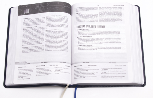 CSB Worldview Study Bible - Sample Page