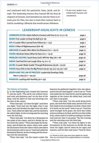 Maxwell Leadership Bible - Sample 1