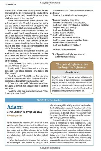 Maxwell Leadership Bible - Sample Page 2