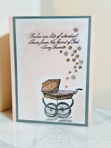 Handmade Baby Shower Card